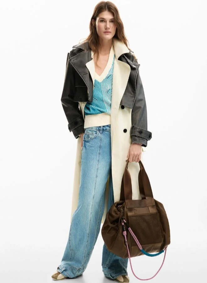 ديسيجوال حقيبة تسوق كبيرة من النايلون